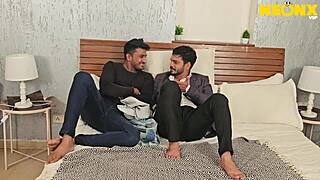 sharon bhabhi sex with 2 desi boys friends fucks bhabhi