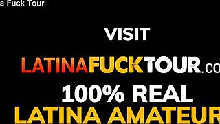 latina rides big european tourist cock