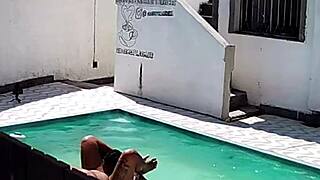 Caught Neighbor Fucking Black Guy By Pool Outside