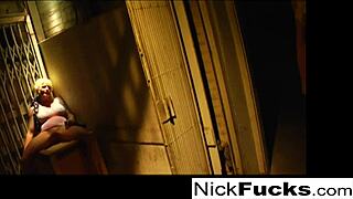 Nick fucks two hot blondes