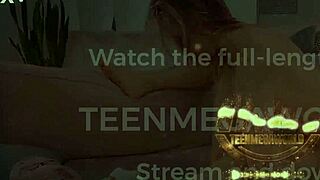 Roommates orgasm together in this hot trailer