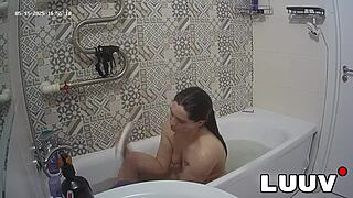 Brunette Vilika Turns Shaving Into Homemade Amateur Video