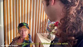 Ugly Granny Screams From First Anal Pounding