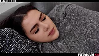 Real life futanari valentina nappi sucks and rides her clone