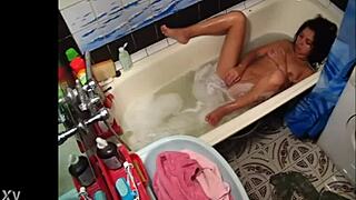 my barely legal step sister fucks her little hole on hidden camera