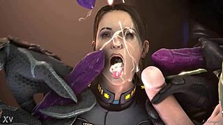 halo gangbang with monster cocks and big cum facials
