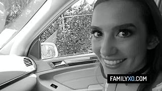 Slutty Stepdaughter Gets Her Pussy Pounded By Stepdaddy