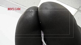 ebony fucked hard by two white cocks