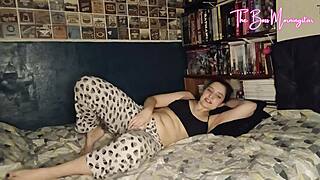 Brunette enjoys it several times!