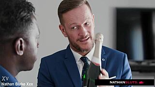Busty spy valentina ricci takes two big dicks