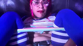 faldita de puta with huge dildos destroying my ass