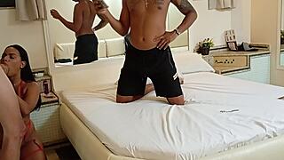 Filmed my wife getting pounded by huge brazilian cock