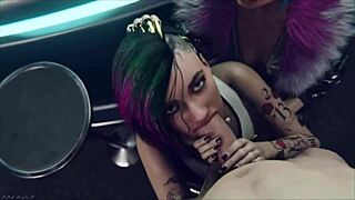 cyberpunk 2077 pmv compilation with lesbian emo game scenes