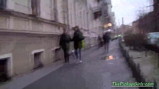 Russian slut picked up and fucked hard
