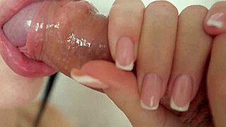 Foreskin Play On Uncut Cock Leads To Sloppy Suck