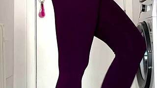 Pissing My Leggings After Gym With Full Bladder
