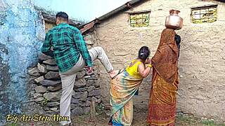 indian step mother in law and wife fucked by step son in law