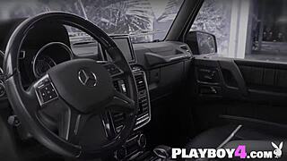 Huge tits milf and hot latin washing car with their hot friends in lingerie