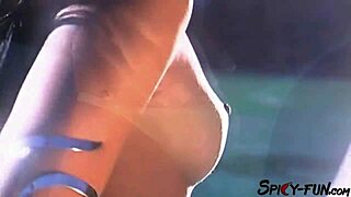 Horny Latina Gets A Facial In This Vintage Video