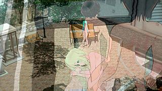 massive blonde squirts hard in hentai preview