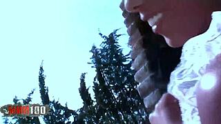 Priska farel fucked in ass and pussy in the garden