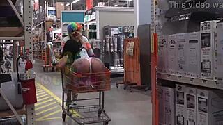 queen rogue and gibby the clown make cosplay sex tape
