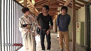 Kinky jav outdoor blowjob ignites aoi desire