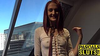 Solo pussy rubbing with redhead teen Andi Rye