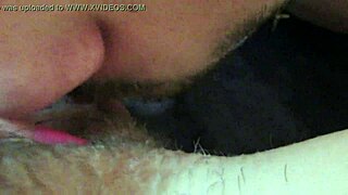 Big clit licking and sucking until she cums hard hairy girlfriend huge orgasm in close up