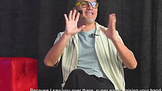 show lesbico between xiara dark and nahoo gets out of control and fan fucks one of the girls juan bustos show