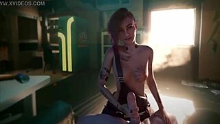 cyberpunk 2077 pmv compilation with lesbian emo game scenes