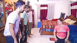 desi yoga teacher shows students yoga sex positions