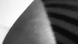 skinny boss masturbates in bedroom