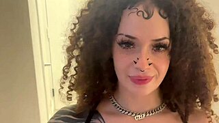 baphi babi pov with curly hair and tattoos