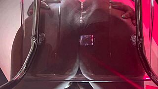 black milf nikki lately anal toy play with sexy panties