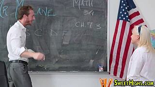 tiny teen gets mouth surprise in class