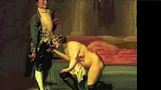 vintage erotic art displayed