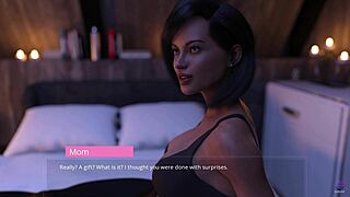 busty milf stepmom shares bed with stepson on vacation