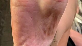 i wiggle my pretty bare toes near your face