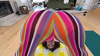 Stretching scarlett page my hardcore yoga session with a petite 18+ teen 18+ goddess