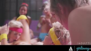 girlsway - girlcore lesbian group sex compilation lena paul jane wilde gina valentina