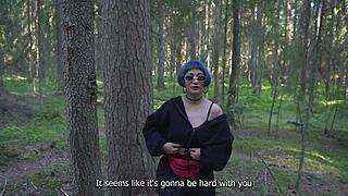 I offered stranger to fuck me in forest