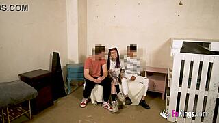 punk babe seduces her two best friends at home