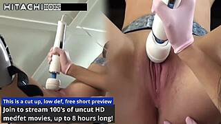 Slut gets mandatory hitachi orgasms from nurse jasmine mendez