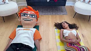 Stretching scarlett page my hardcore yoga session with a petite 18+ teen 18+ goddess