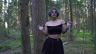 I offered stranger to fuck me in forest