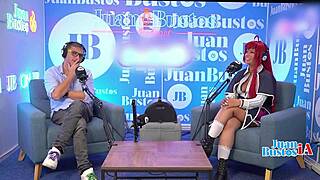evybubbles cosplays multiple orgasms riding the sybian on juan bustos podcast multi-orgasmic cosplayer evybubbles explodes with pleasure while riding the sybian machine on set and ends up tremblin