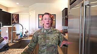 My military stepmom turns me into a man with lola maverick
