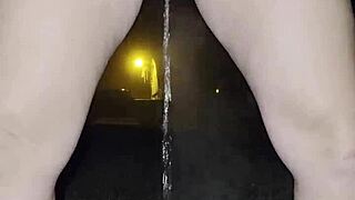 peeing outside feels refreshing at night