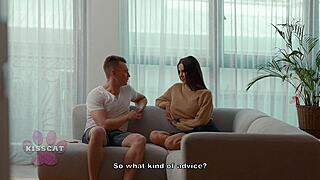 Saint Anna - Step Mom Teaches Shy Step Sister To Suck And Ride Her Step Brother